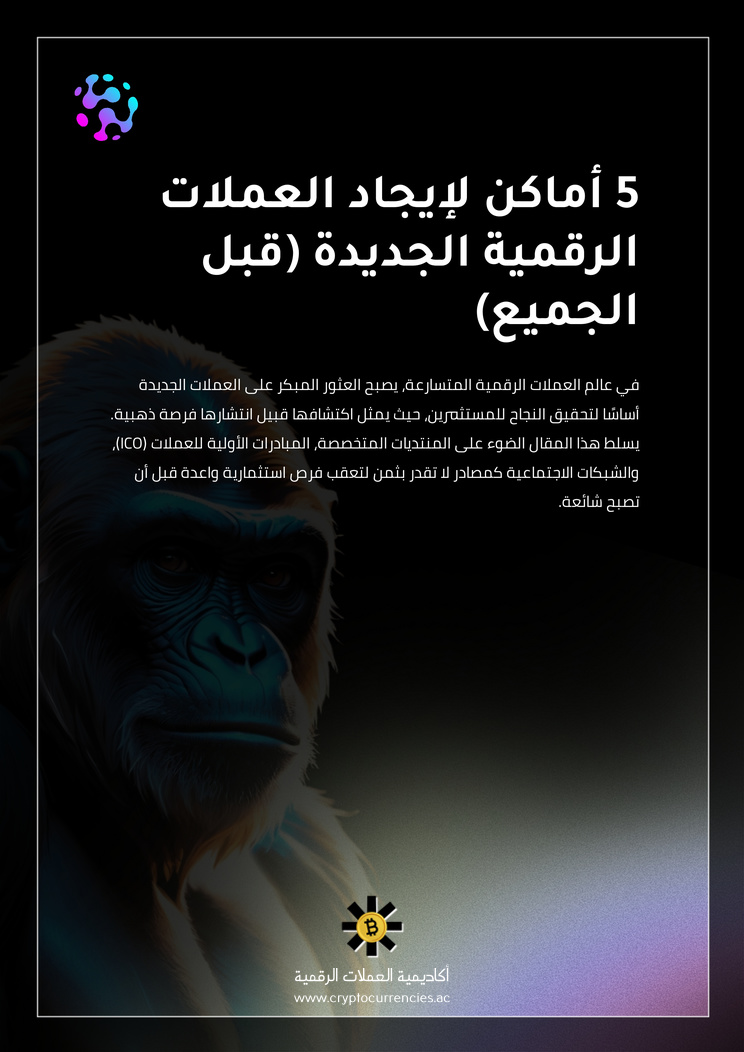 5 أماكن لإيجاد العملات الرقمية الجديدة (قبل الجميع)