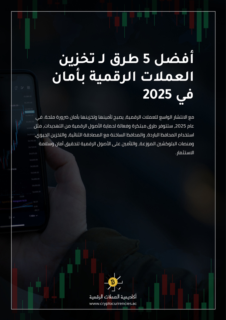 أفضل 5 طرق لـ تخزين العملات الرقمية بأمان في 2025