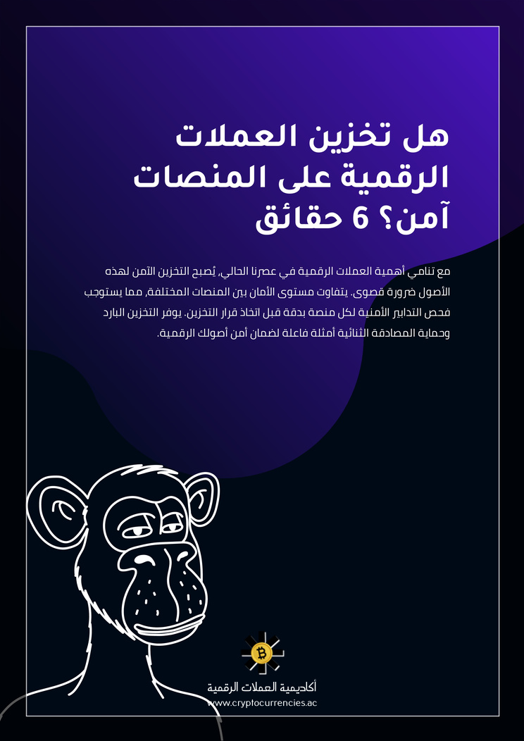 هل تخزين العملات الرقمية على المنصات آمن؟ 6 حقائق