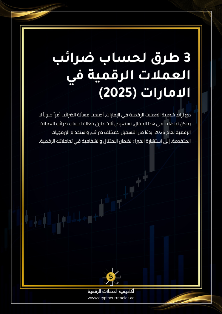 3 طرق لحساب ضرائب العملات الرقمية في الامارات (2025)