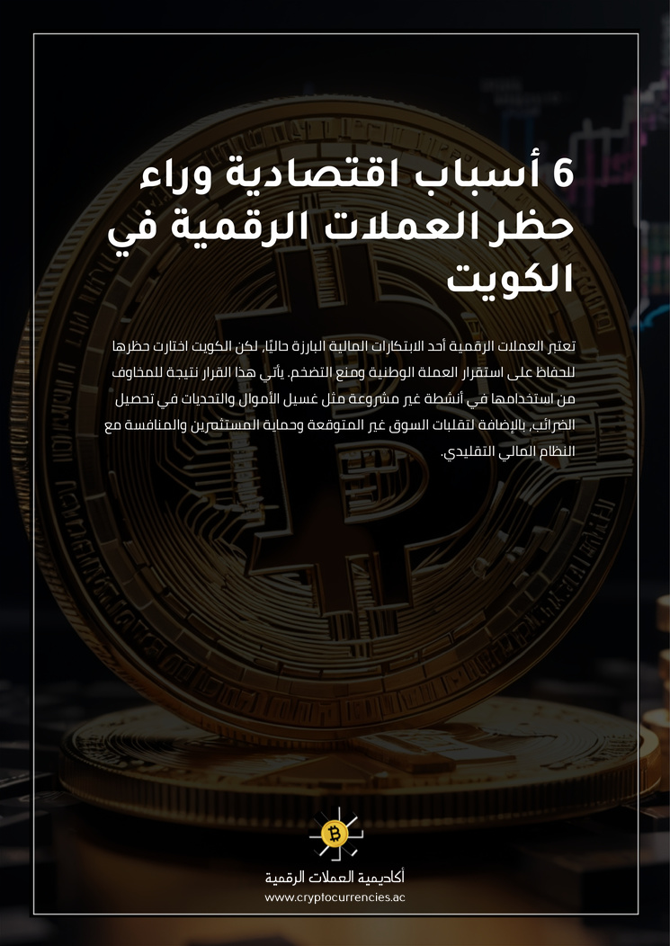 6 أسباب اقتصادية وراء حظر العملات الرقمية في الكويت
