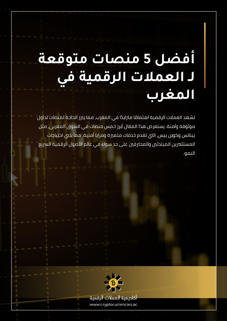 أفضل 5 منصات متوقعة لـ العملات الرقمية في المغرب