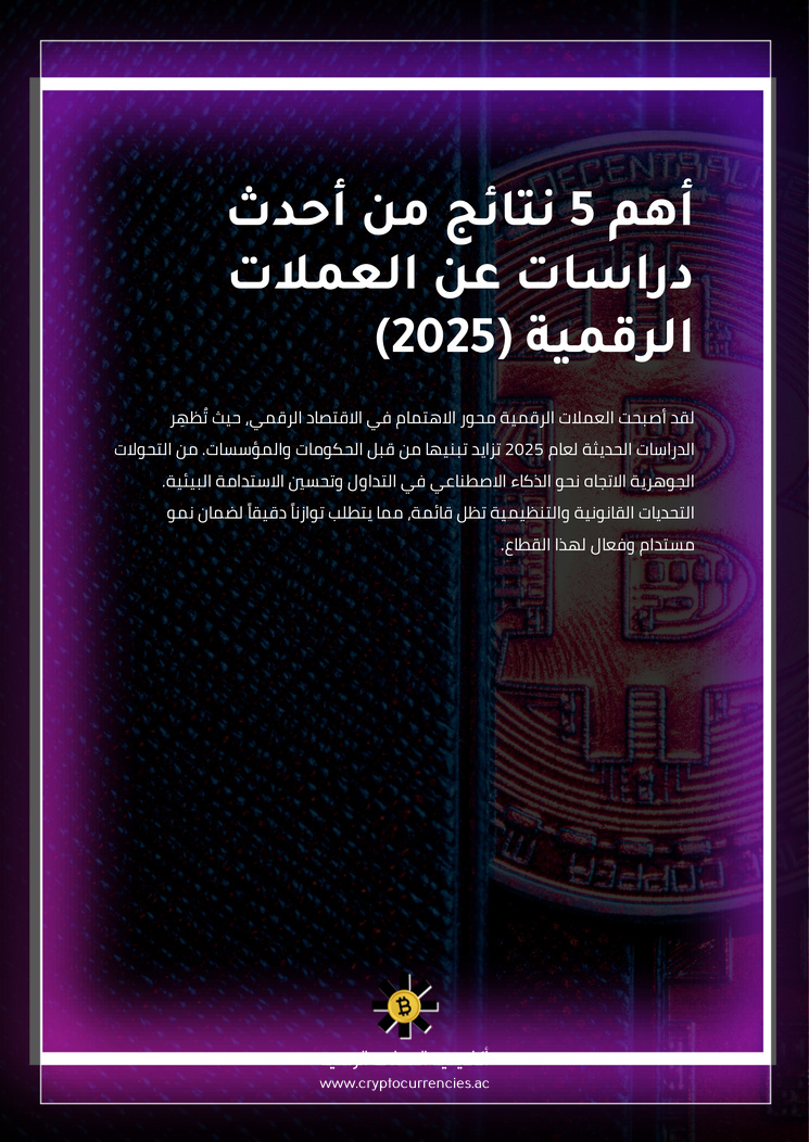 أهم 5 نتائج من أحدث دراسات عن العملات الرقمية (2025)