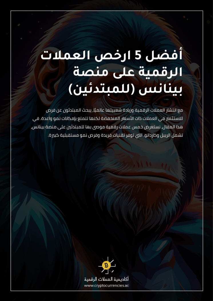 أفضل 5 ارخص العملات الرقمية على منصة بينانس (للمبتدئين)