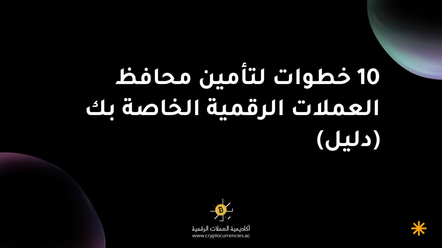10 خطوات لتأمين محافظ العملات الرقمية الخاصة بك (دليل)