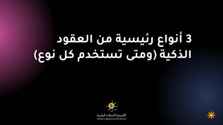 3 أنواع رئيسية من العقود الذكية (ومتى تستخدم كل نوع) 3 أنواع رئيسية من العقود الذكية (ومتى تستخدم كل نوع)