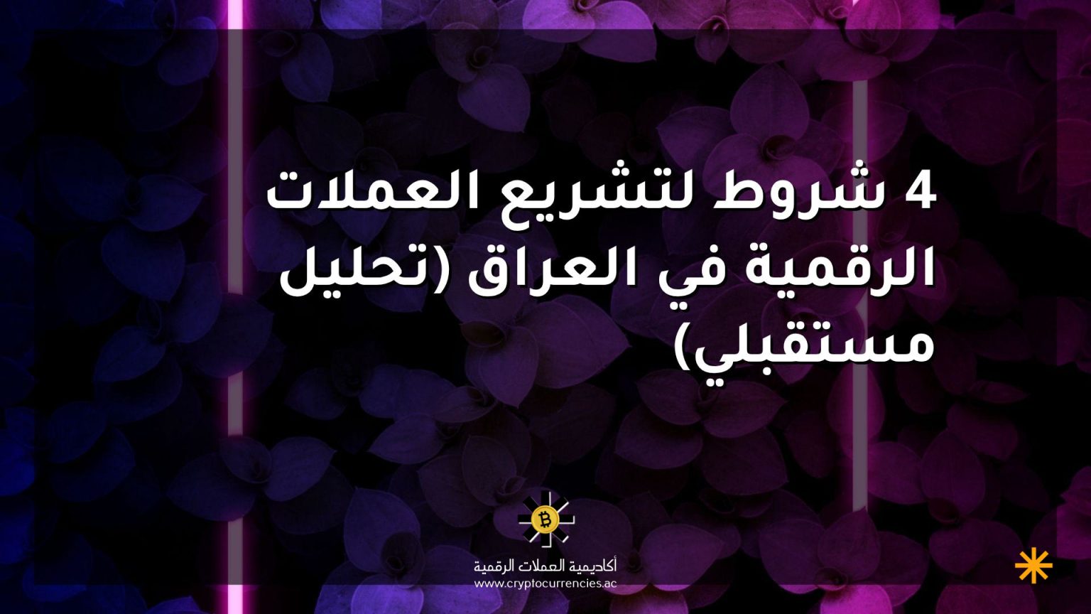 4 شروط لتشريع العملات الرقمية في العراق (تحليل مستقبلي)
