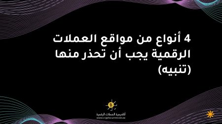 4 أنواع من مواقع العملات الرقمية يجب أن تحذر منها (تنبيه)