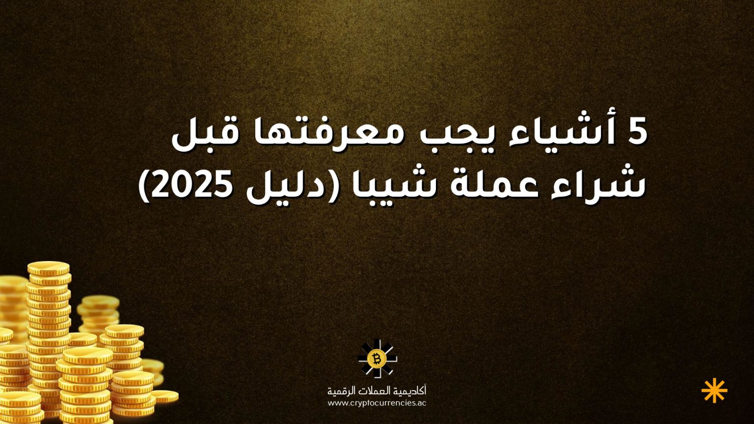 5 أشياء يجب معرفتها قبل شراء عملة شيبا (دليل 2025)