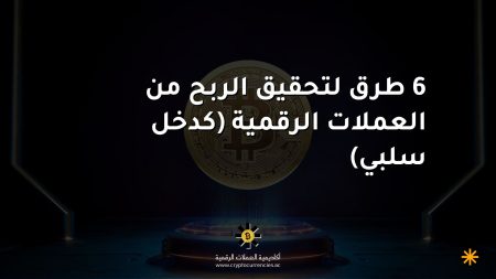 6 طرق لتحقيق الربح من العملات الرقمية (كدخل سلبي) 6 طرق لتحقيق الربح من العملات الرقمية (كدخل سلبي)