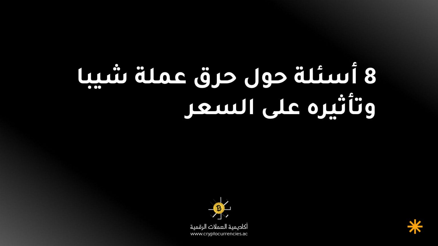 8 أسئلة حول حرق عملة شيبا وتأثيره على السعر