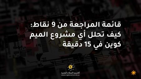 قائمة المراجعة من 9 نقاط: كيف تحلل أي مشروع الميم كوين في 15 دقيقة