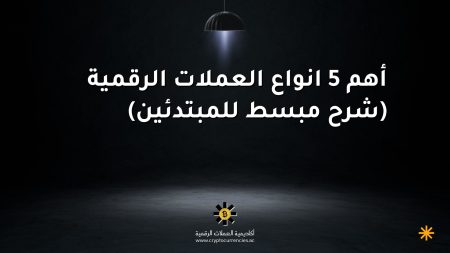 أهم 5 انواع العملات الرقمية (شرح مبسط للمبتدئين)